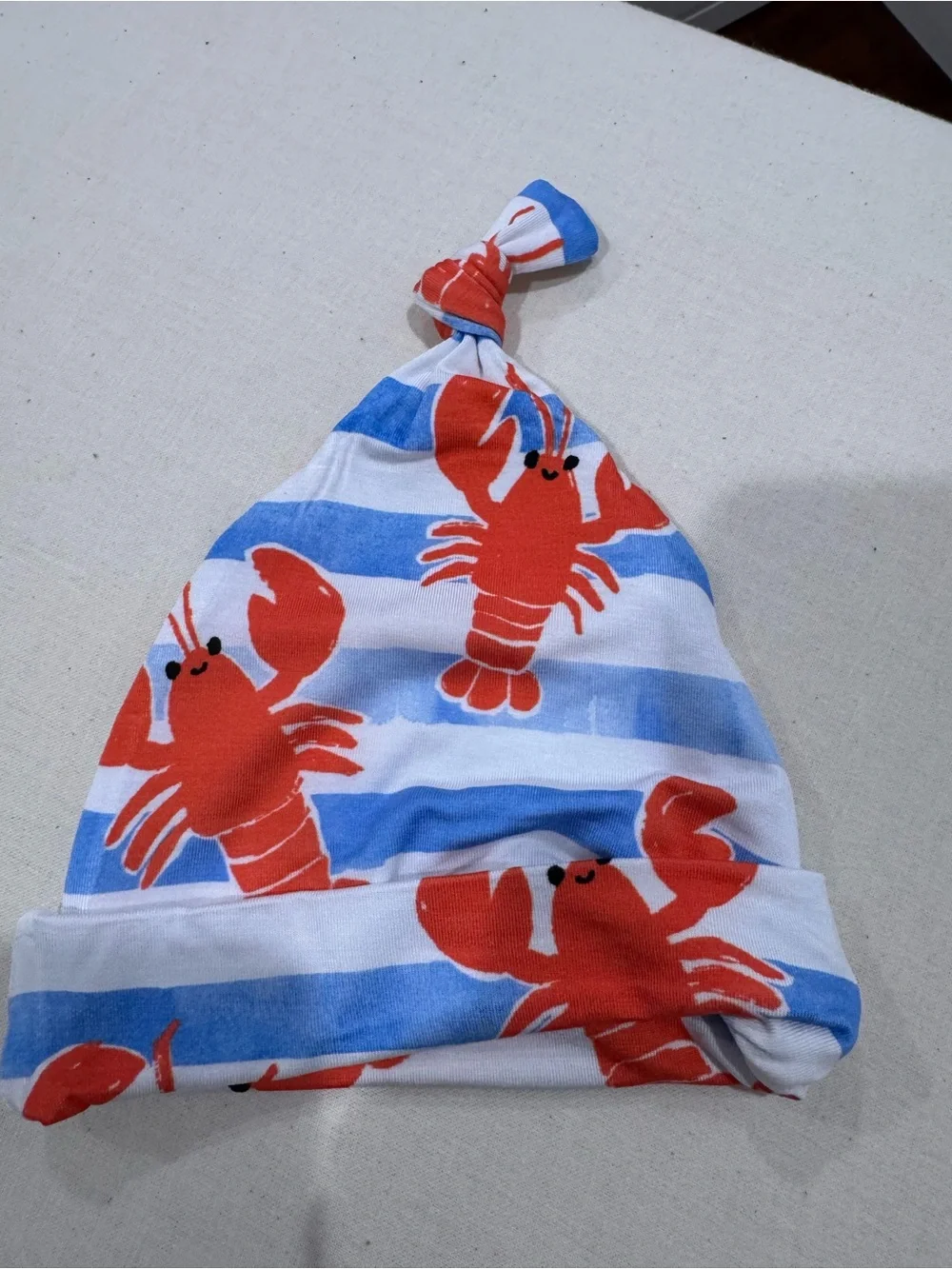 Little Sleepies Crustacean Crew infant hat - Picture 2 of 2